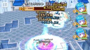 【白猫】打弱点トリトリーズ　周回案チハヤ4 一周約11秒(IGT 1:48.95)