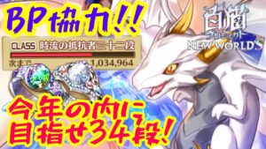 【白猫】BP協力！年内に目指せ34段！！