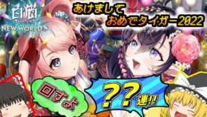 【ゆっくり実況】新年運試しもかねて引いたら...【白猫プロジェクトNW】~あけましておめでタイガー2022~