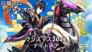 【白猫ソロ】 正月シャナオウ 雪山の強敵たちを倒せ ナイトメア