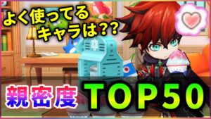 【白猫】22年2月現在「親密度ランキングTOP50」便利キャラがやっぱり強い。【実況】