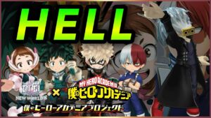 【白猫】ヒロアカHELL「制御不能の破壊衝動」  タウン0%、5PT計10人+αで攻略解説！【実況・ヒロアカコラボ】
