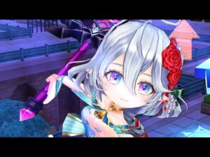 【白猫】ノクタリカ (斧) Lv.20000 イラドーヴ（HP 7,000億, 斬、突弱点, 約1分05秒) 【百花繚亂な決戦クエスト】2022-03-24