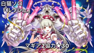 【白猫ソロ】 斧ルウシェ ★30Supersonic