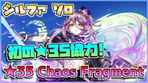 [#白猫プロジェクト]　ツインレイド ★35 Chaos Fragment シルファ ソロ（白黒両方)  [Fragment Versusu]