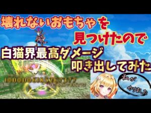 【白猫】◯◯◯◯万億ダメージ 出してみた【ネタ】