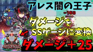 ダメージエンブレムとアレスで体力を枯らしまくり、闇の王子のSS回転率を化け物にしてみた笑【白猫テニス】