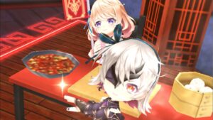 【白猫】黒・斧・槍エレノア　ちょう殲滅びより（チェンソーマンコラボhell）