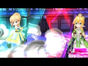 【白猫】2 Ver. SAO2 リーファ & ダクネス (大劍) Lv.20000 珍味！キングシザーズ (弱斬、突、魔・HP1兆) 【決戦クエスト】