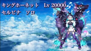 【白猫プロジェクト】キングホーネット　Lv 20000  セルピナ　ソロ