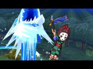 【白猫】鬼滅1 竈門炭治郎 (水剣) Lv.20000 灼熱！キングムカデ (弱斬、突・HP2兆) & 協力バトル: Inferno live stage