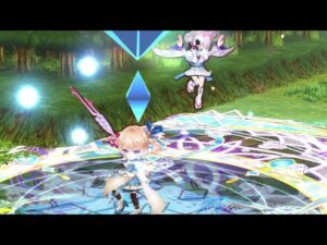 【白猫】2 Ver.正月 サヤ (劍) & エレノア/艾蕾 (槍) Lv.20000 THE ニョロンポス (弱斬、突、魔・HP5兆)【決戦クエスト】2023-04-16