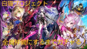 【白猫プロジェクト】全員仲間にするまでガチャる！（リメイク勇者ガチャ)