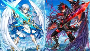 【白猫】4周年 アイリス (輝劍) Lv.9999 祝い愛！イシュクル (全弱點・HP5兆) & 闇の王子 (大劍) Lv.9999 祝い愛！マルドゥーク (全弱點・HP3兆)【決戦クエスト】