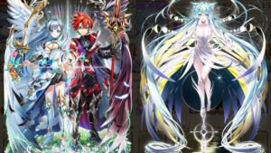 【白猫】9周年 アイリス＆赤髪の冒険家(弓) & イクシア (輝剣）LV.9999 決戦上等！七月の陣:キングウッホ & キングムカデ (全弱點・HP70兆) 【決戦クエスト】 2023-07-18