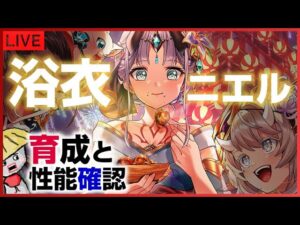 白猫【ライブ配信】浴衣ニエルを育成して性能を確認するっす【LINK NEW WORLD'S】