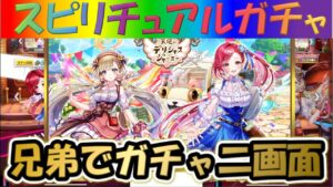【白猫プロジェクト】【天使のデリシャスジャーニー】兄弟で二画面引いて見た！！【スピリチュアルガチャ】【実況】
