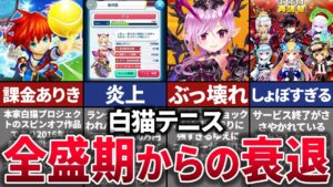 【ゆっくり解説】オワコン化でついにサ終か…。引退者続出している白猫テニス衰退の歴史