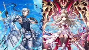 【白猫】叛逆4 アシュレイ (大劍) & ルウシェ (劍) LV.9999 決戦上等 ! 十一月の陣: ダブルキング武者 (Hp120兆)【入手記念】2023-11-30