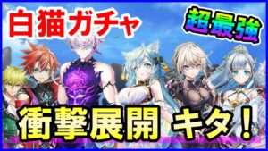 【白猫】第3章ガチャ！ジンにイクシア＆エレノア！完全にぶっ壊れちゃいましたので狙います。衝撃展開と10周年に向けた雑談もします。