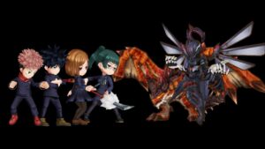 【白猫】虎杖＆伏黒、釘崎野薔薇（杖）、禪院真希　イラドーヴ＆マリグナントドレス（50兆＆30兆）