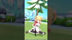今すぐプレイ！【白猫GOLF】「マール」（CV.種﨑敦美）新ウェア「雪色チェレブ」登場！