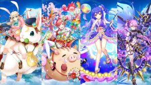 白猫プロジェクト　リョナ　ドラゴンライダー4選　咀嚼