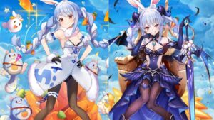 【白猫】兎田ぺこら (輝剣) Lv.9999 決戦上等！二月の陣: (HP100兆, 1分16秒) & 4人協力: 星40"異世界バトル配信"【入手記念】2024-02-29