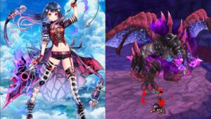 白猫プロジェクト　リョナ　フェイが命滅獣にやられてしまう