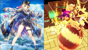 白猫プロジェクト　リョナ　リルテットを蜂の群れに襲わせてみた！