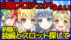 【白猫プロジェクト】アップデートver5.1.1！新職の装備とスロットまじわからんww
