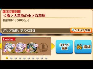 【白猫】星50“＜極＞大草原の小さな草原” 記念: #ザック (輝)、#ティナ (杖) & #グラハム (劍)|#白猫プロジェクト 2024-04-30